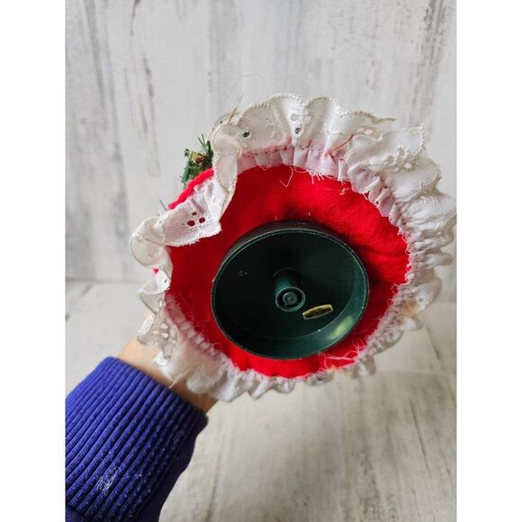 Vintage mini tree Xmas Cardinal candy cane decor - Picture 8 of 8